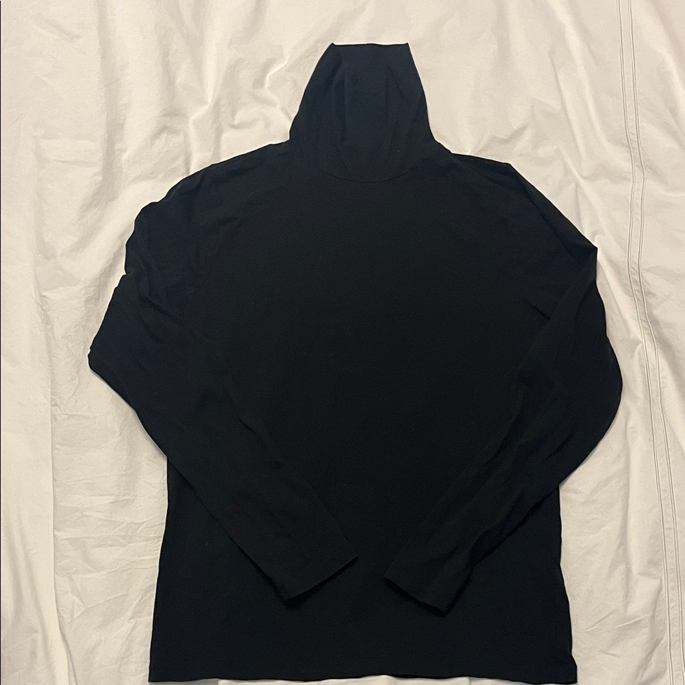 Jcrew tissue black turtleneck
